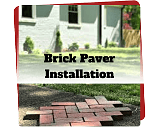 brick paver installation